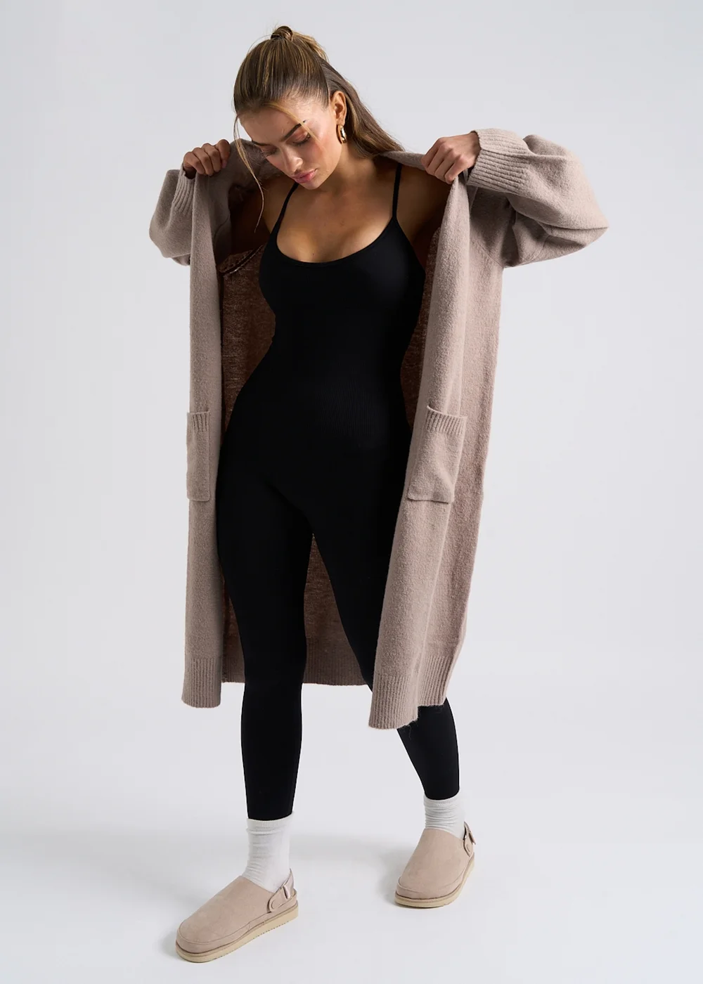 Urban Bliss Mink Longline Cardigan - S Image 4