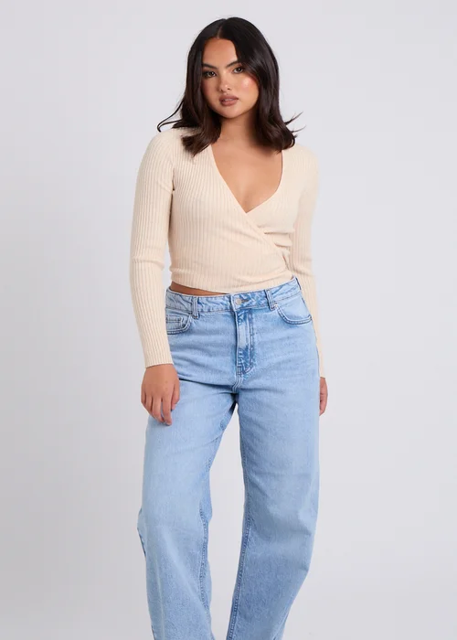 Urban Bliss Cream Ballet Wrap Cardigan - 8 Image 4