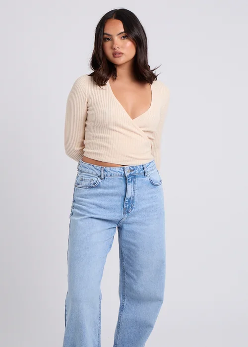 Urban Bliss Cream Ballet Wrap Cardigan - 8 Image 3