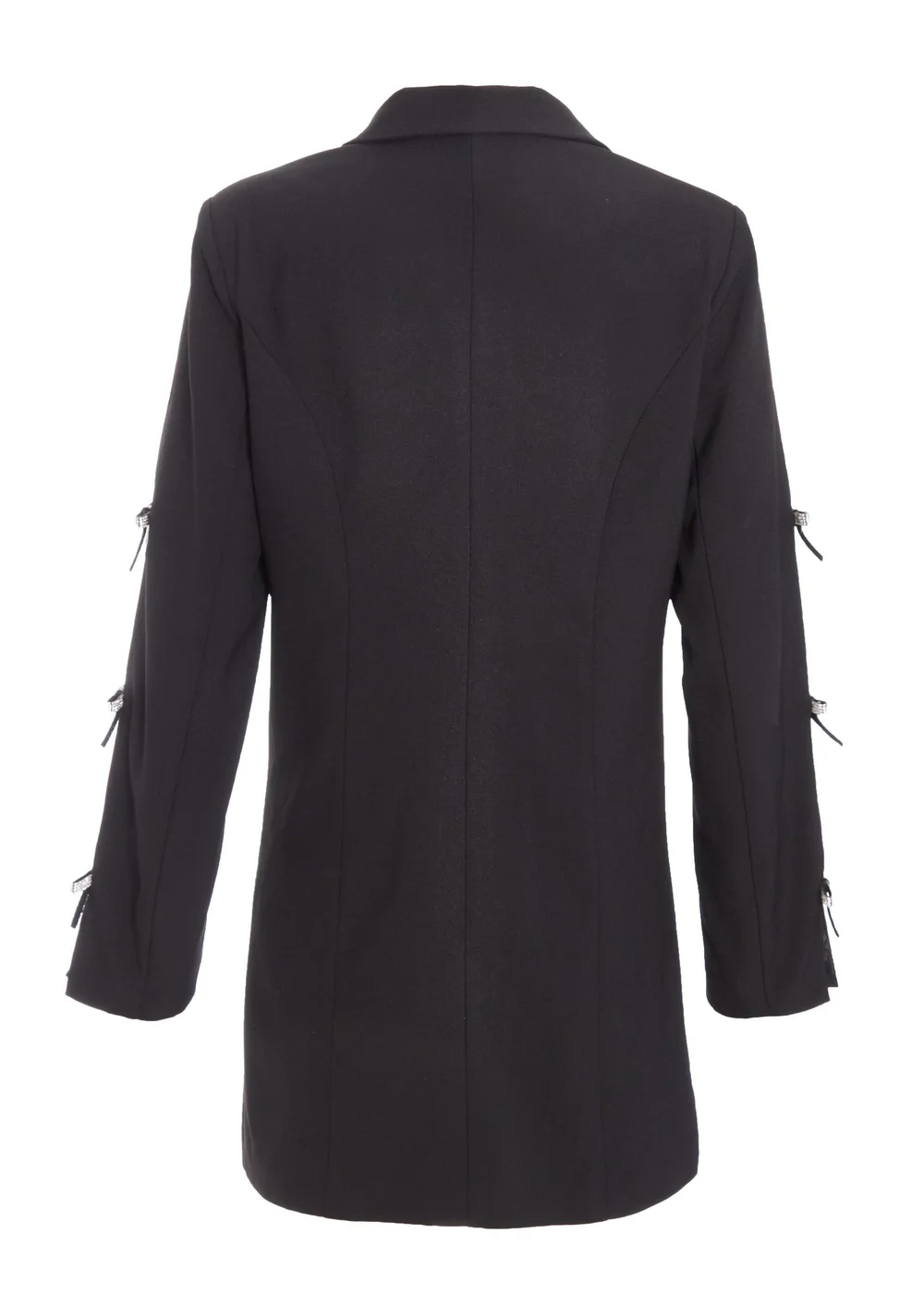 Quiz Black Bow Detail Blazer Dress - 6 Image 5