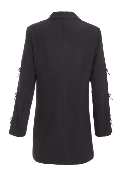 Quiz Black Bow Detail Blazer Dress - 6 Image 5