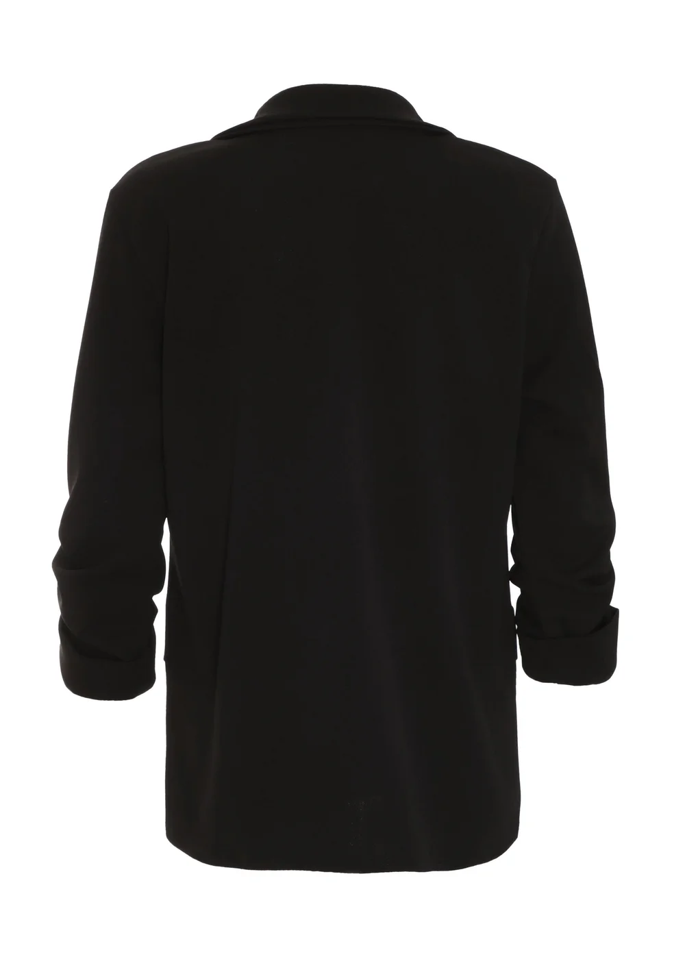 Quiz Black Petite Ruched Blazer - 6 Image 5