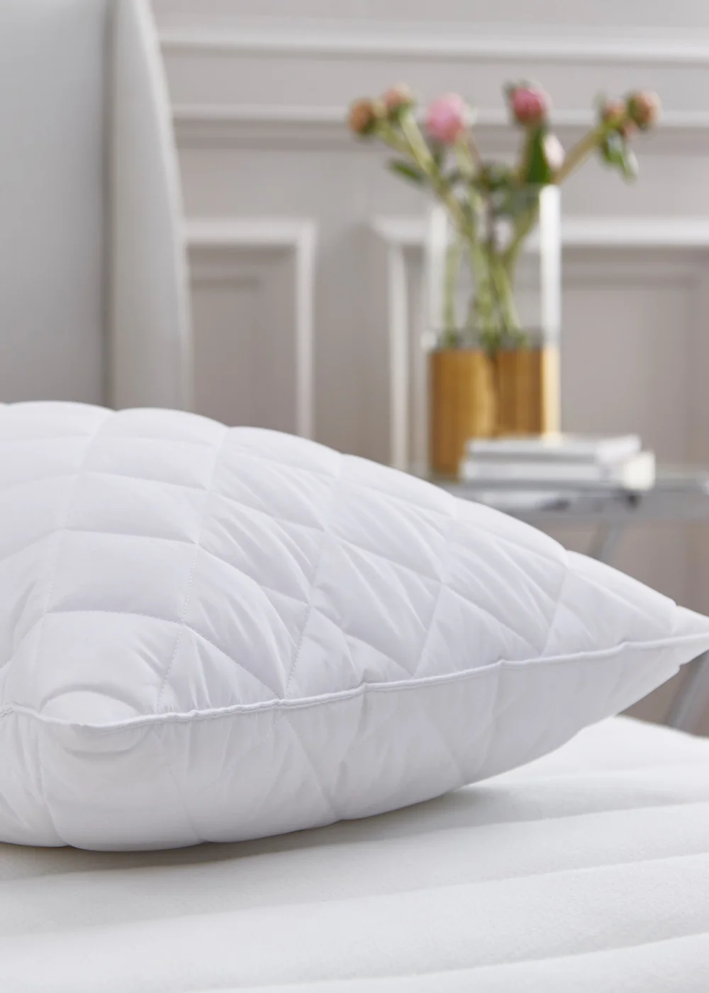 Silentnight Quilted Feather Pillow Image 2