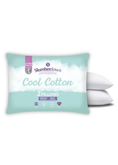 2 Pack Slumberdown Summer Nights Pillows Image 1