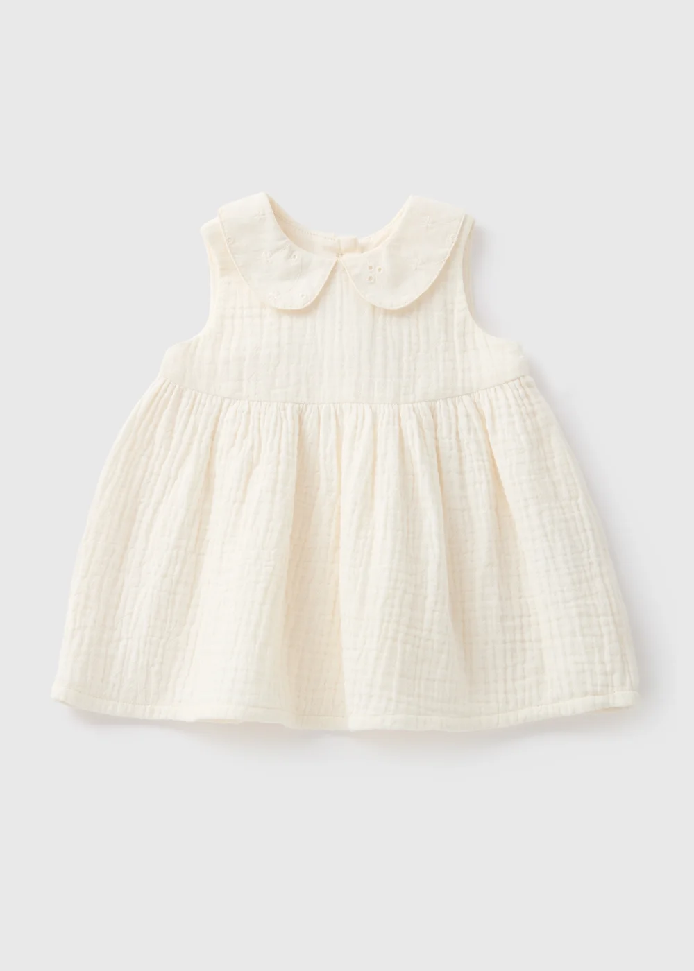 Baby Cream Collar Dress (Newborn-23mths) - Newborn | Matalan Baby Cream Collar Dress (Newborn-23mths) - Newborn | Matalan