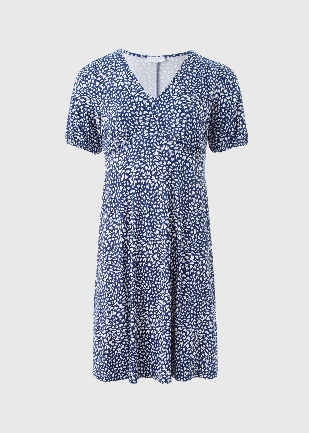 Blue Ditsy Floral Mini Dress - 8 Image 4