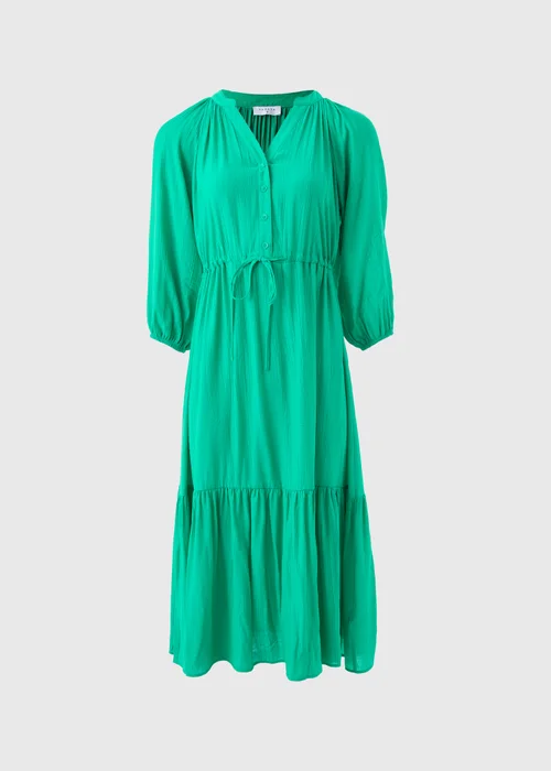 Green Raglan Midi Shirt Dress - 8 Image 4