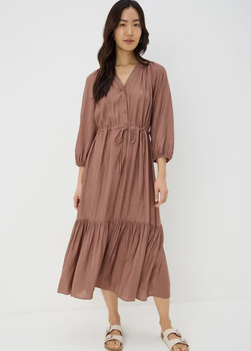 Stone Raglan Midi Shirt Dress - 8 Image 2