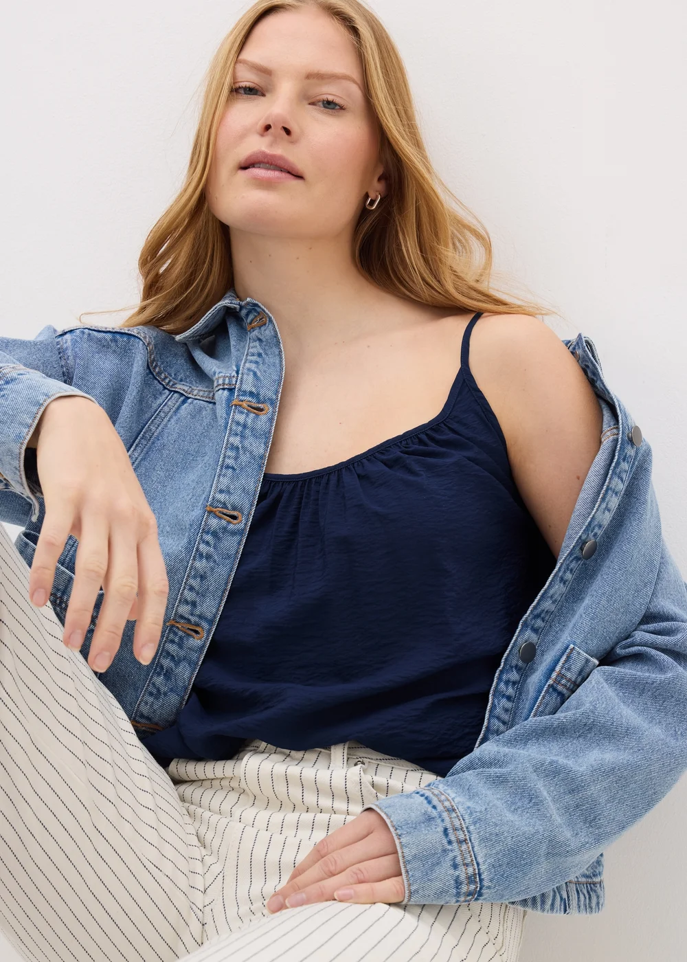 Navy Cami Top - 8 Image 1