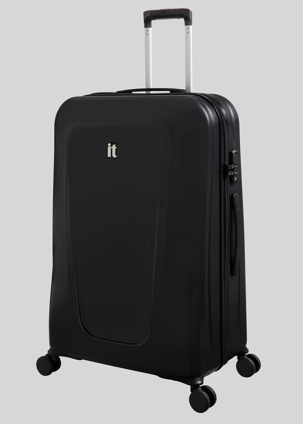 IT Luggage Black Hard Suitcase - Cabin Image 3