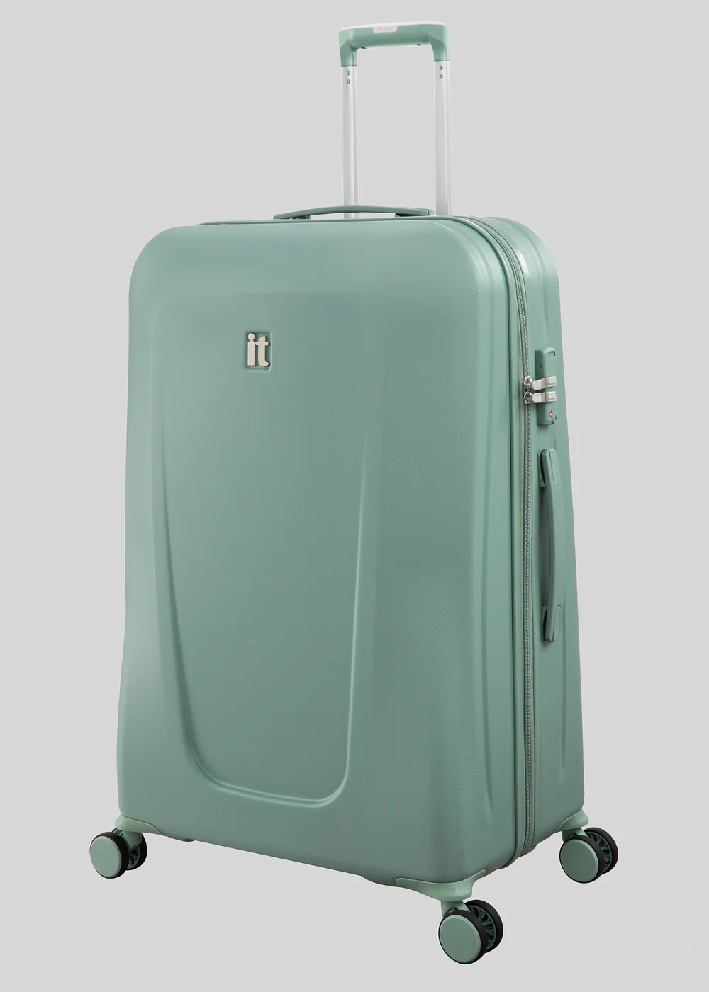 IT Luggage Green Hard Suitcase - Cabin Image 3