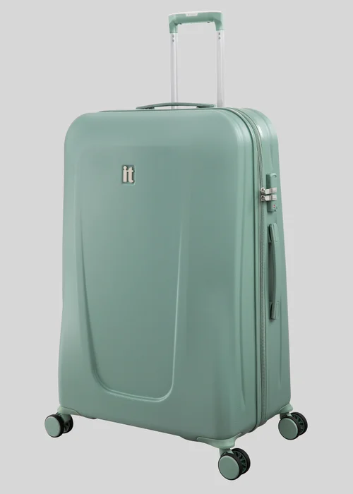 IT Luggage Green Hard Suitcase - Cabin Image 3