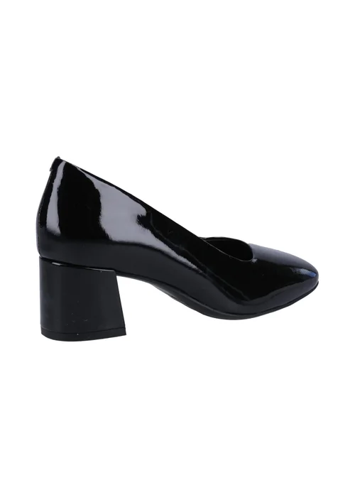 Hush Puppies Black Alicia Patent Court Shoe - 3 Image 3