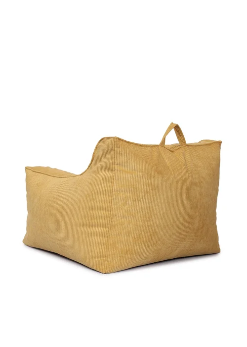 Kaikoo Mustard Cord Chair - One Size Image 3