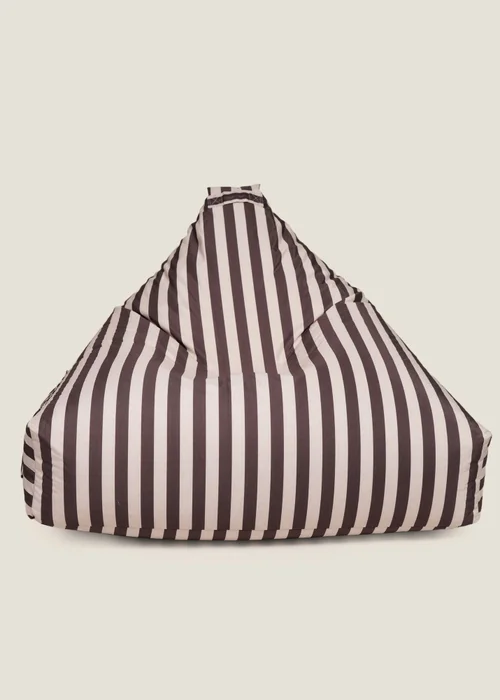 Kaikoo Beige Stripe Sumo Tripod with Pockets - One Size Image 1