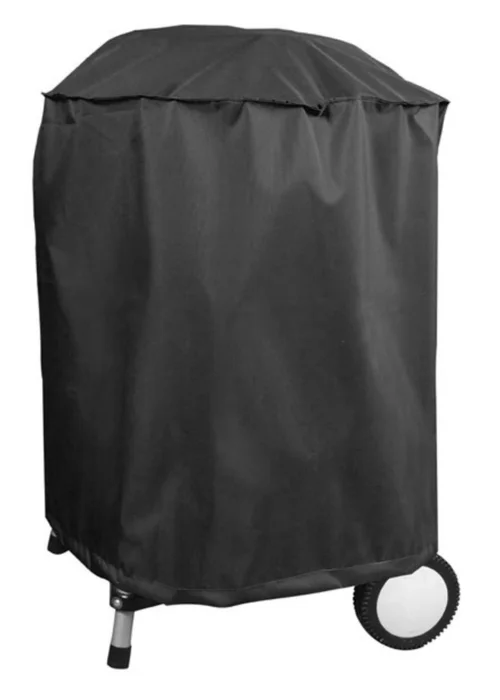 Charles Bentley Black BBQ Premium Polyester Canvas Waterproof Kettle BBQ Cover - One Size Image 2