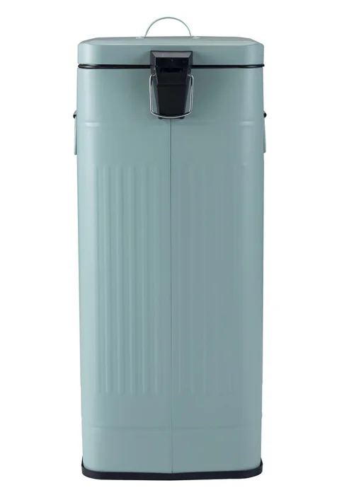 Charles Bentley Heritage Green Square Retro Kitchen Pedal Bin - One Size Image 5