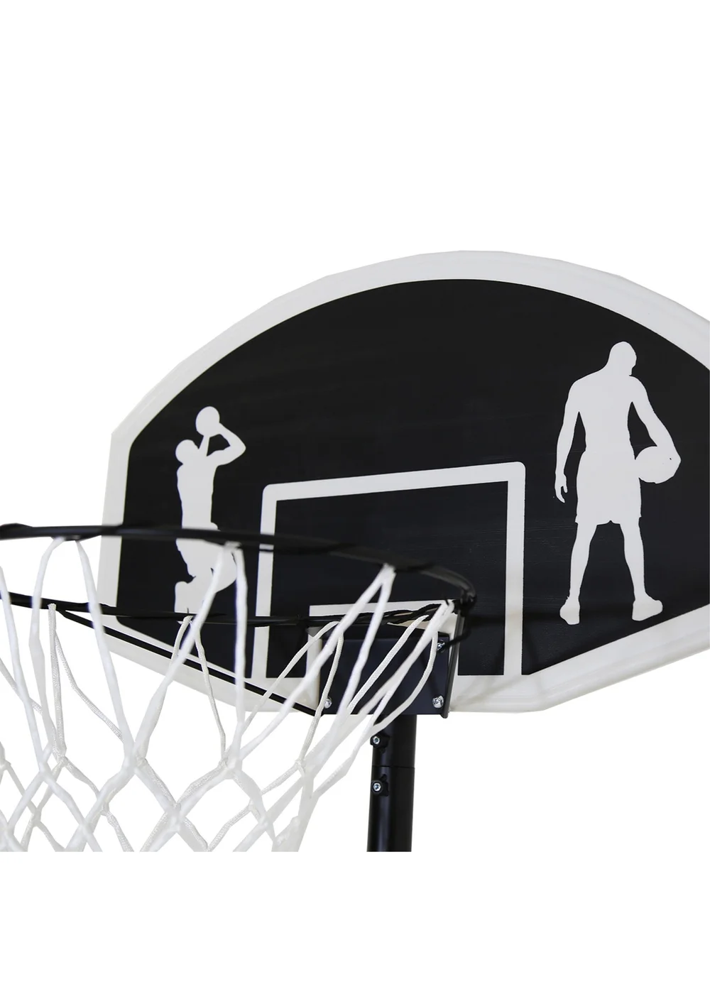 Charles Bentley Children's Adjustable Basketball Hoop with Backboard - One Size Image 3
