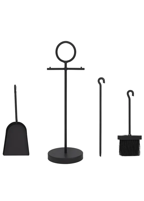 Charles Bentley Elm Fireside Companion Set - One Size Image 4