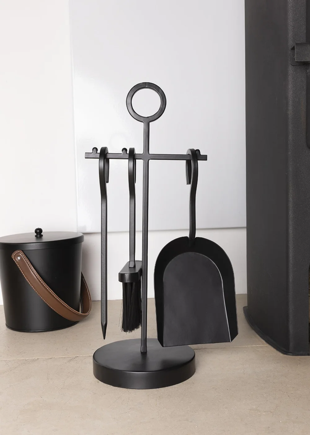 Charles Bentley Elm Fireside Companion Set - One Size Image 5