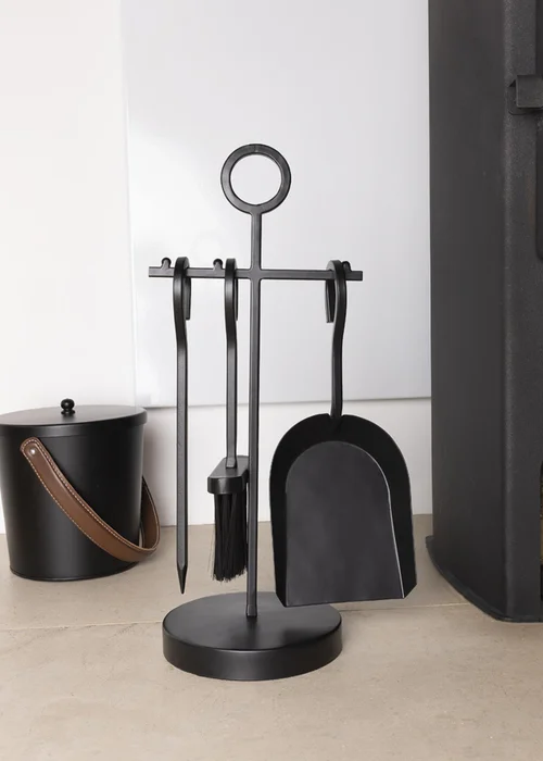 Charles Bentley Elm Fireside Companion Set - One Size Image 5