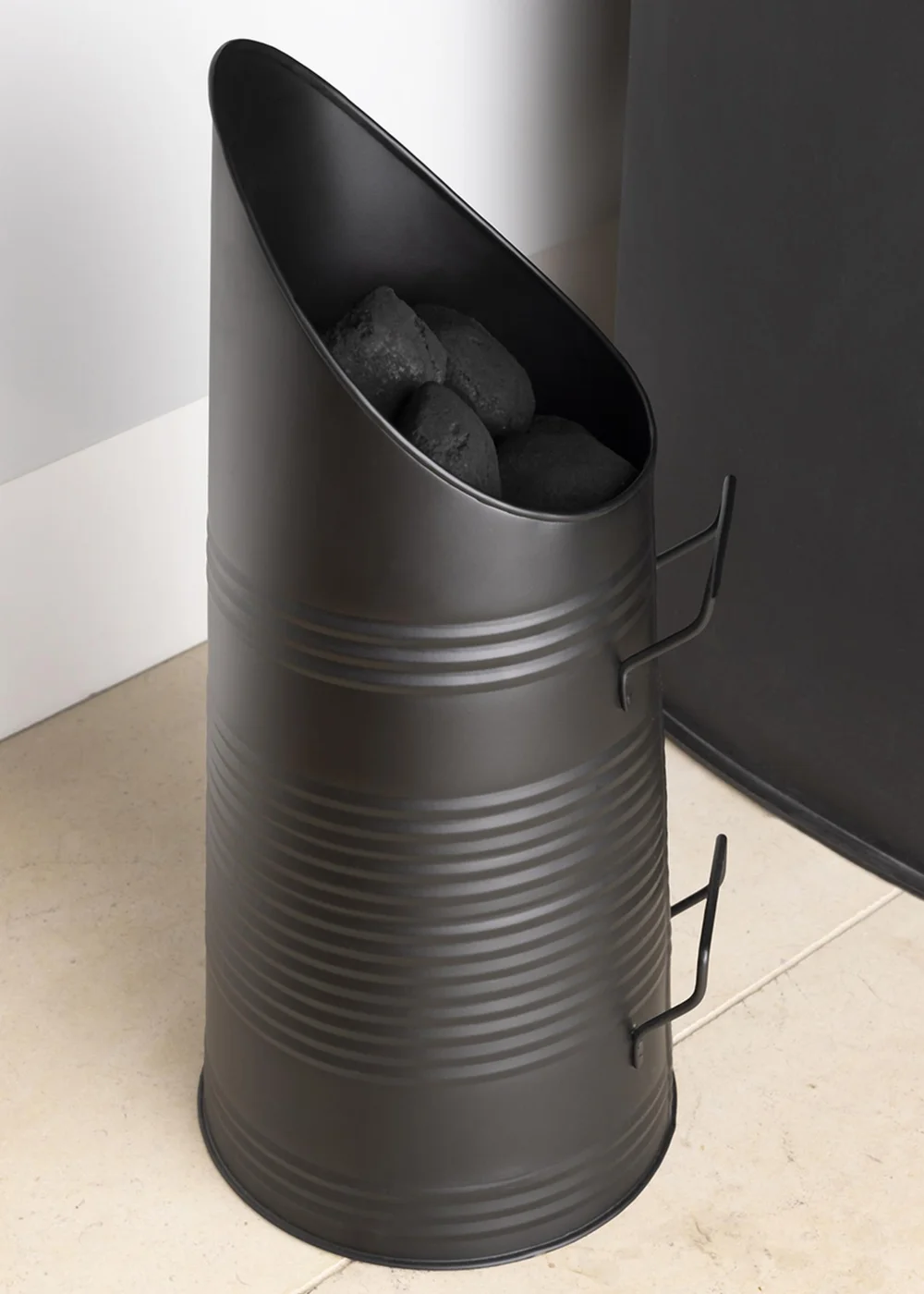 Charles Bentley Cherry Ribbed Coal Hod - One Size Image 5