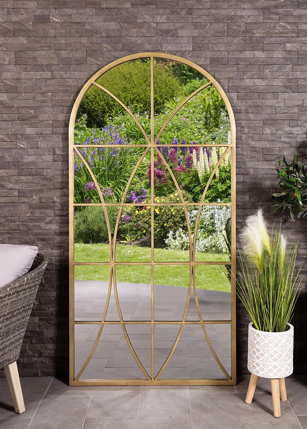 Charles Bentley Madrid Arch Mirror - One Size Image 5