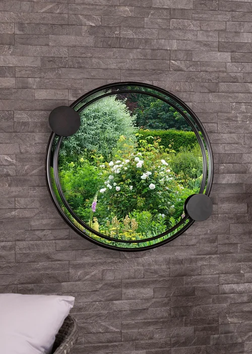 Charles Bentley Warsaw Round Mirror - One Size Image 4