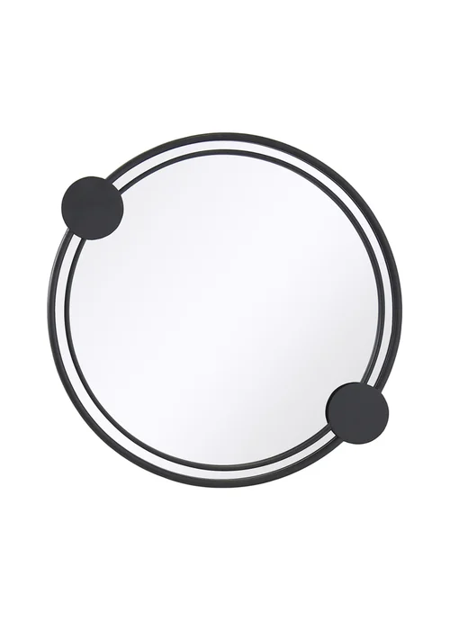 Charles Bentley Warsaw Round Mirror - One Size Image 1