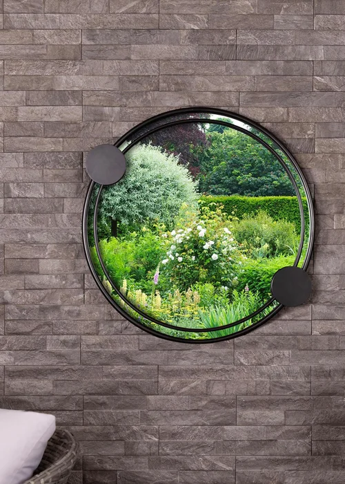 Charles Bentley Warsaw Round Mirror - One Size Image 5
