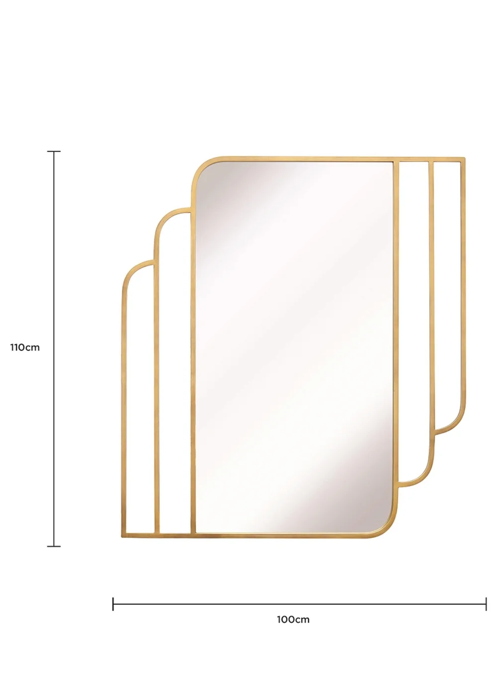 Charles Bentley Prague Rectangular Mirror - One Size Image 2