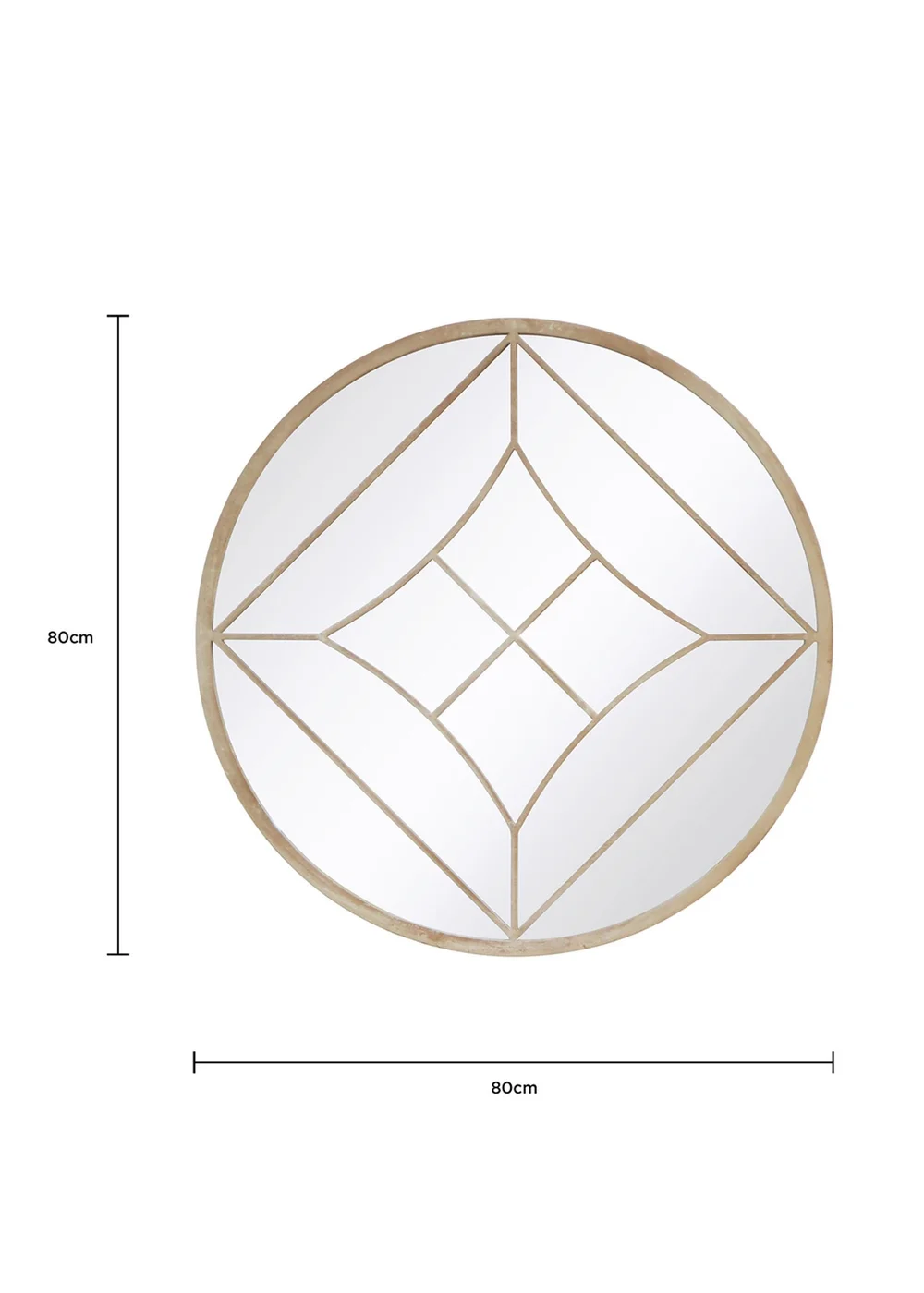 Charles Bentley Lisbon Round Mirror - One Size Image 2