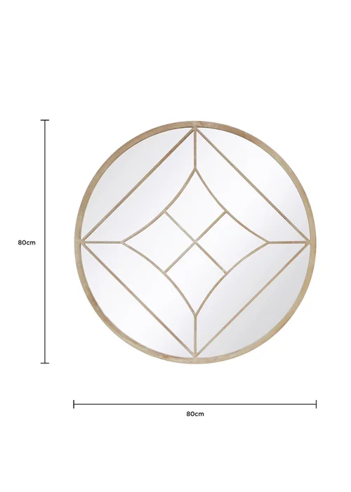 Charles Bentley Lisbon Round Mirror - One Size Image 2