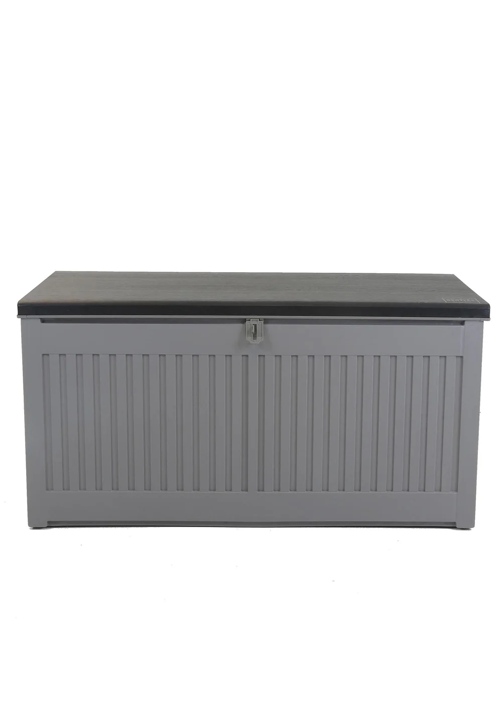 Charles Bentley 270L Grey and Black Outdoor Plastic Storage Box - One Size Image 5
