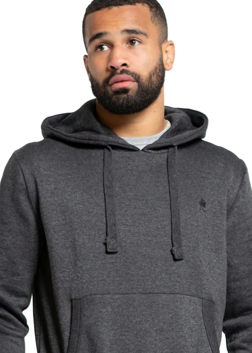 French Connection Charcoal Cotton Blend Hoody - M Image 3