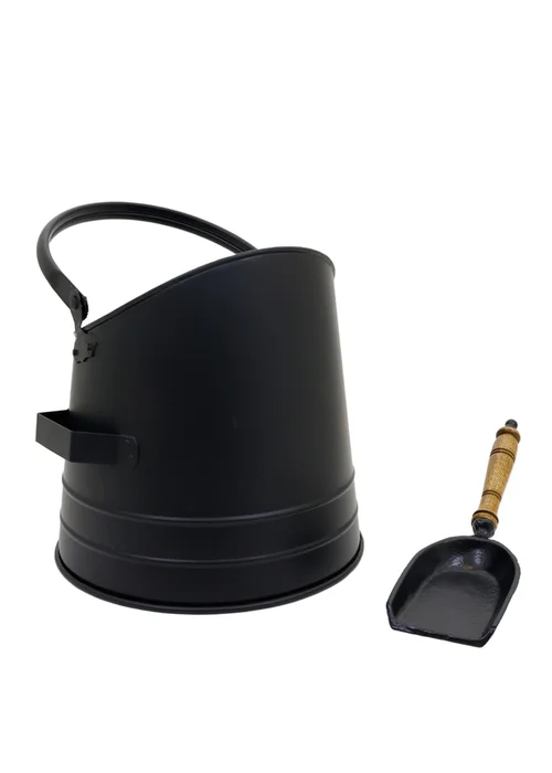 Charles Bentley Alder Coal Bucket with Shovel - One Size Image 5