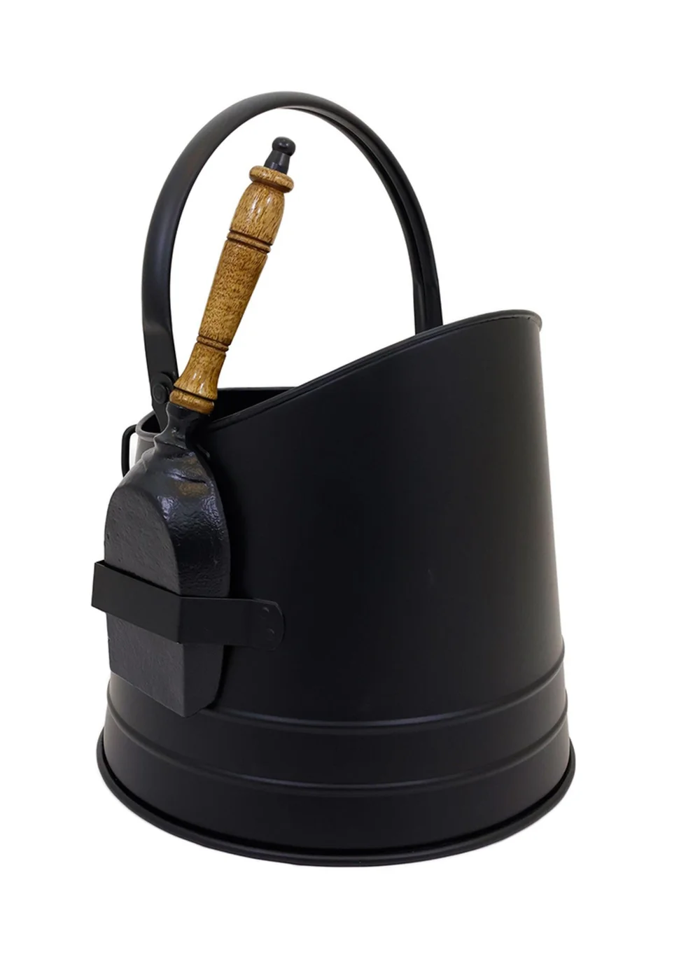 Charles Bentley Alder Coal Bucket with Shovel - One Size Image 1