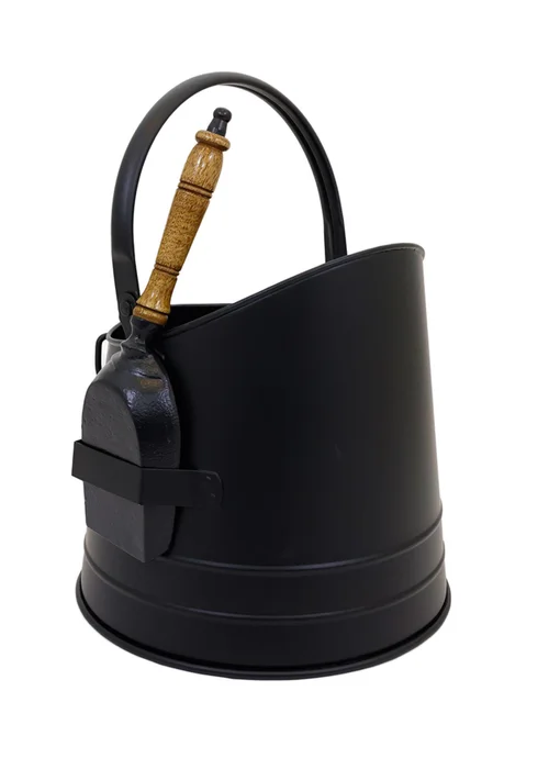 Charles Bentley Alder Coal Bucket with Shovel - One Size Image 1