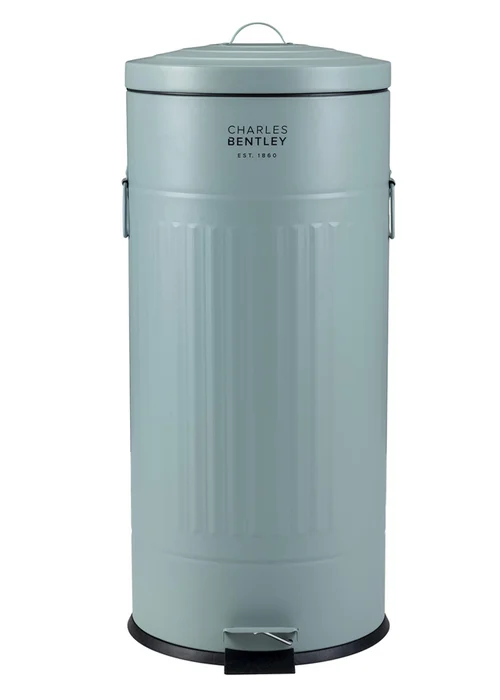 Charles Bentley Retro Kitchen Bin Heritage Green - One Size Image 1