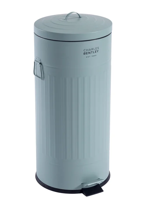 Charles Bentley Retro Kitchen Bin Heritage Green - One Size Image 2
