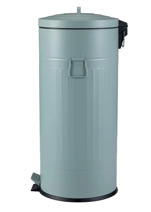 Charles Bentley Retro Kitchen Bin Heritage Green - One Size Image 4
