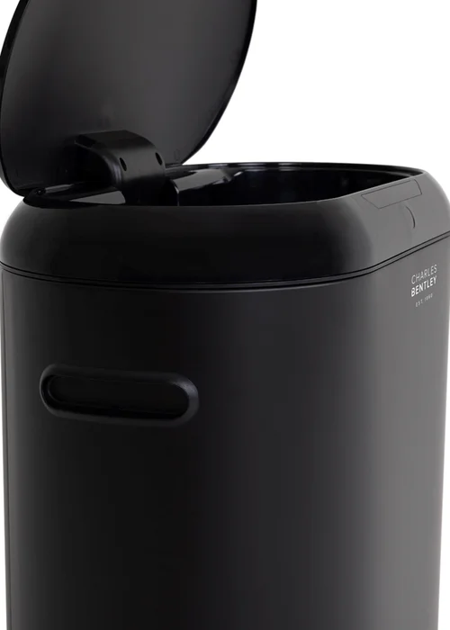 Charles Bentley Black Sensor Bin - One Size Image 3