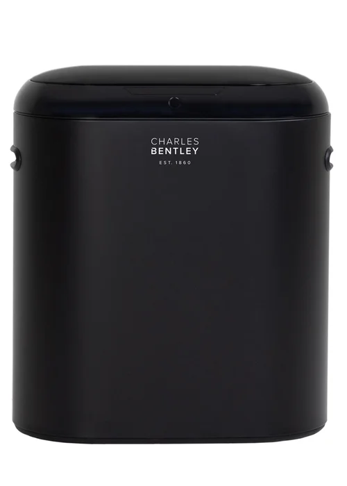 Charles Bentley Black Sensor Bin - One Size Image 2