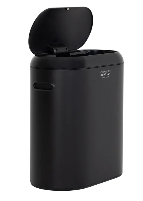 Charles Bentley Black Sensor Bin - One Size Image 4