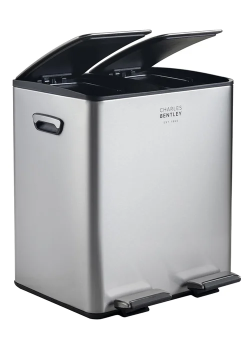 Charles Bentley Double Compartment Kitchen Bin - One Size Image 2