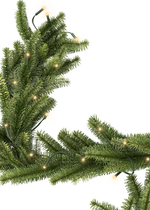 Charles Bentley Faux Pre-Lit Decorative Christmas Garland - One Size Image 5