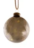 Charles Bentley Pack of 12 Industrial Inspired Glass Baubles (Diameter 8cm) - One Size Image 2