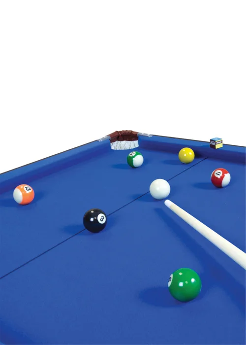 Charles Bentley 6in Pool Table Blue (4ft) - One Size Image 3