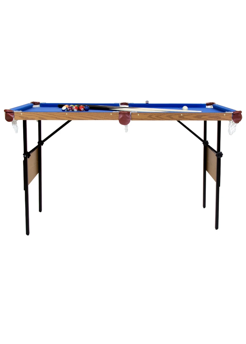 Charles Bentley 6in Pool Table Blue (4ft) - One Size Image 2