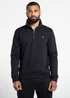 French Connection Navy Cotton Blend Zip Jumper & Jogger Tracksuit Co-Ord - Small Image 3